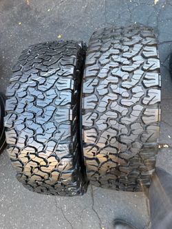 2 tires 265-60-18 Bf Goodrich ko2 $170 for 2 mounted and balanced