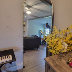 Full Length Arch Mirror With Freestanding Option. BRAND NEW!