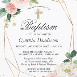 Digital Invitations Birthday Wedding Invitation 