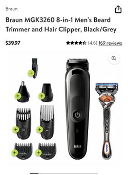 BRAUN ALL IN ONE TRIMMER 3 WITH 8 IN 1 STYLING KIT