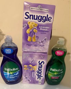 snuggle and palmolive