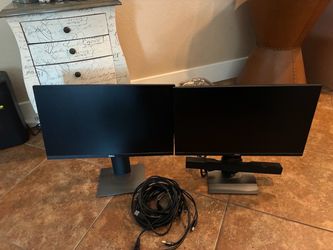 2 x Dell 22" P2219H LED Flat Panel Monitors