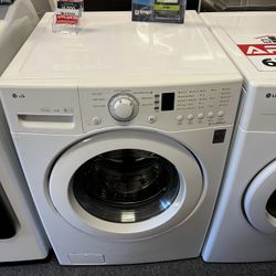 Lg White Front Load Set