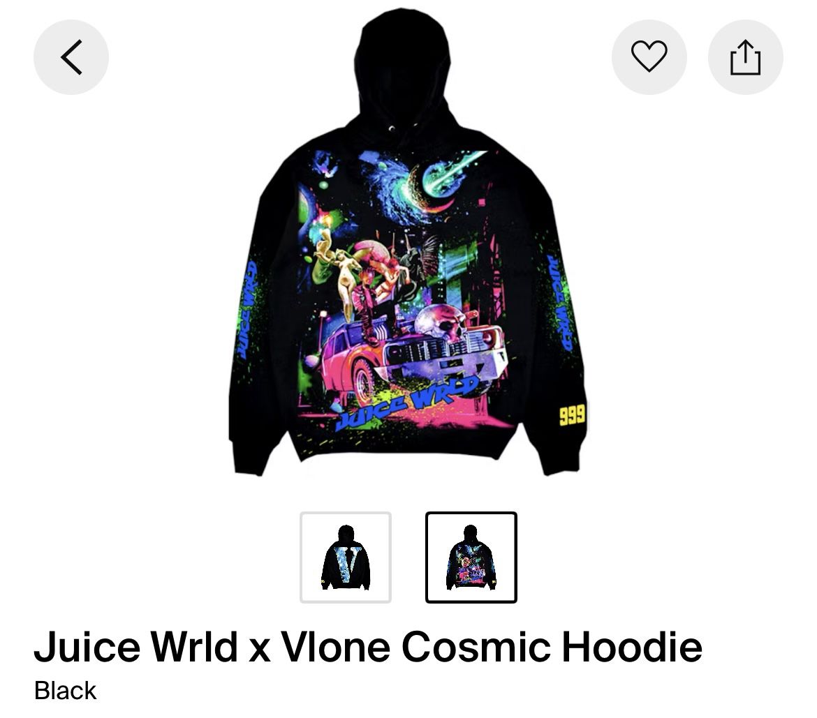 Juice Wrld x Vlone Cosmic Hoodie