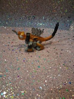 Dinotrux Reptool Rollers Click Clack PVC 2016 Mattel 2.5” Diecast Toy