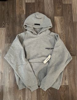 Dark Oatmeal Gray Essentials Hoodie