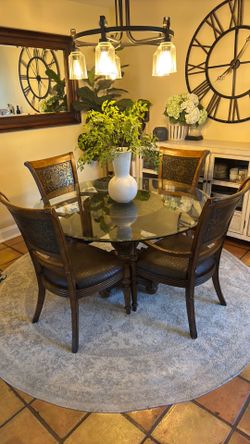 Ornate Dining table and chairs