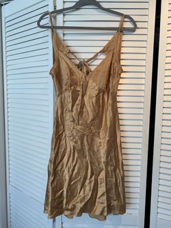 Gold Victoria’s Secret Slip