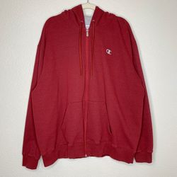 Champion Men's Size 2XL Full-zip Eco Fleece Hoodie Jacket