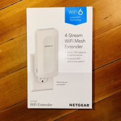 NETGEAR - AX1800 WiFi 6 Mesh Range Extender & Signal Booster (1.8Gbps) EAX14 - Like New