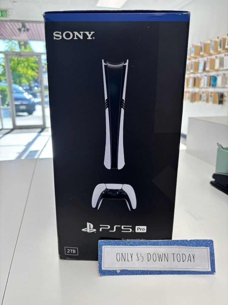 🕹️ Sony PlayStation 5 Pro (Brand New) – PS5 Gaming Console Now Just $699 or $1 Down! Save $100 Instantly with Full 1-Year Warranty 🔥