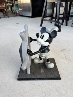 Mickey Mouse Steamboat Willie Figure Statue