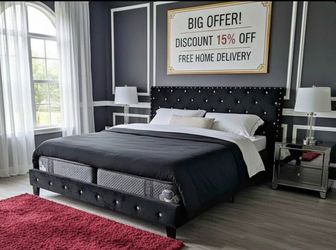 NEW QUEEN AND KING SIZE BED WITH MATTRESS AND FREE DELIVERY ORDER HERE PAY ON ARRIVAL