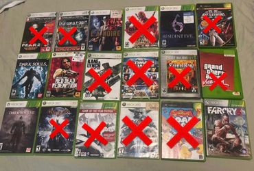 Xbox 360 Game Lot (send offers)