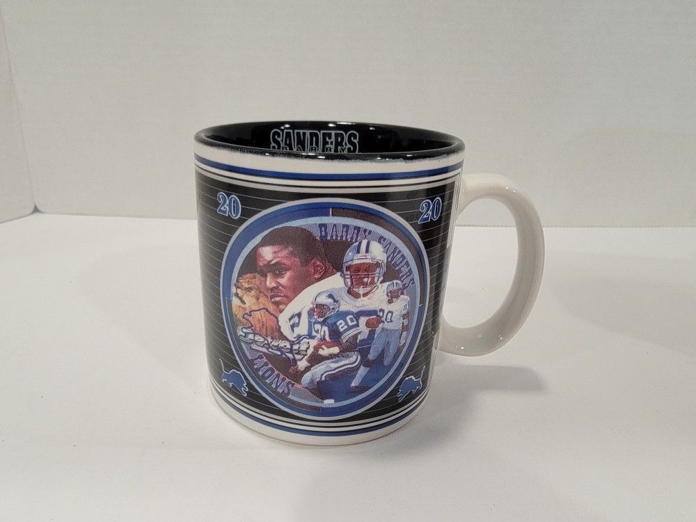 NFL Barry Sanders 1993 Sports Impressions Superstar Collectors Mug with Box