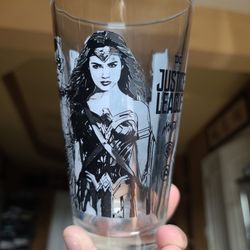 Mondo Justice League Alamo Drafthouse Exclusive Pint Glass