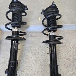 2014 Hyundai Genesis Coupe without Brembo Brake Package Front & Rear 4 Piece Complete Strut Assembly & Shock Absorber Kit TRQ