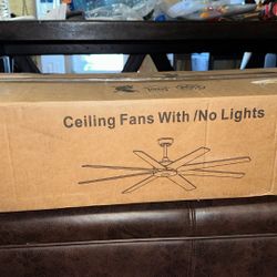 72'' Large Ceiling Fans with Lights, Modern Black Ceiling Fan Remote/APP Control, Dimmable, Quiet DC Motor Big Ceiling Fan for Indoor/Covered Outdoor