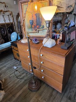 Vintage Floor Lamp with Articulated Arm, "Bridge Lamp" Style – Elegant and Functional