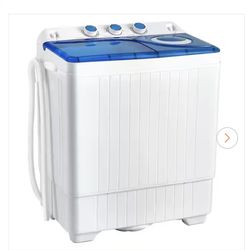 Portable semiautomatic washer machine