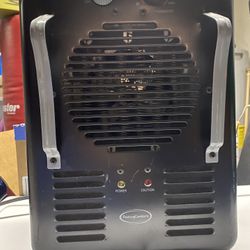 Feature comfort heater and fan