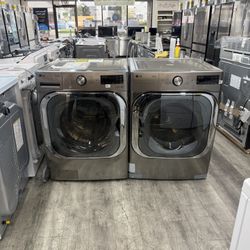 🔥LG 5.2 CUBIC FT. JUMBO XL WASHER AND 9.0 CUBIC FT. GAS DRYER LAUNDRY PAIR🔥FINANCING AVAILABLE 🔥