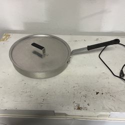 15 In Vollrath Large Skillet With Lid