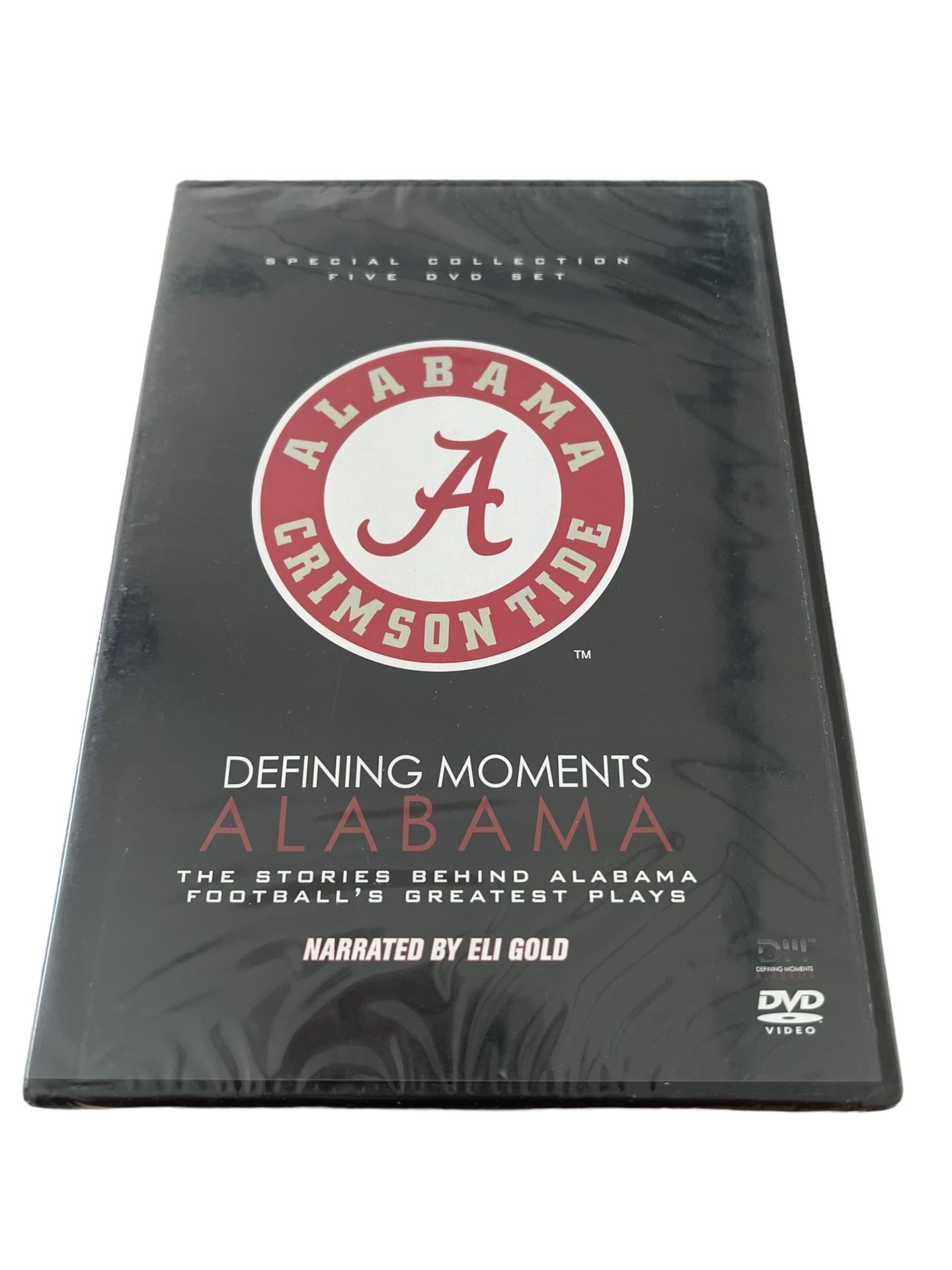 Alabama Football Collection 5-Disc DVD Set Narrated By Eli Gold *New & Sealed* This 5-disc DVD set of Alabama Football Collection is a must-have for