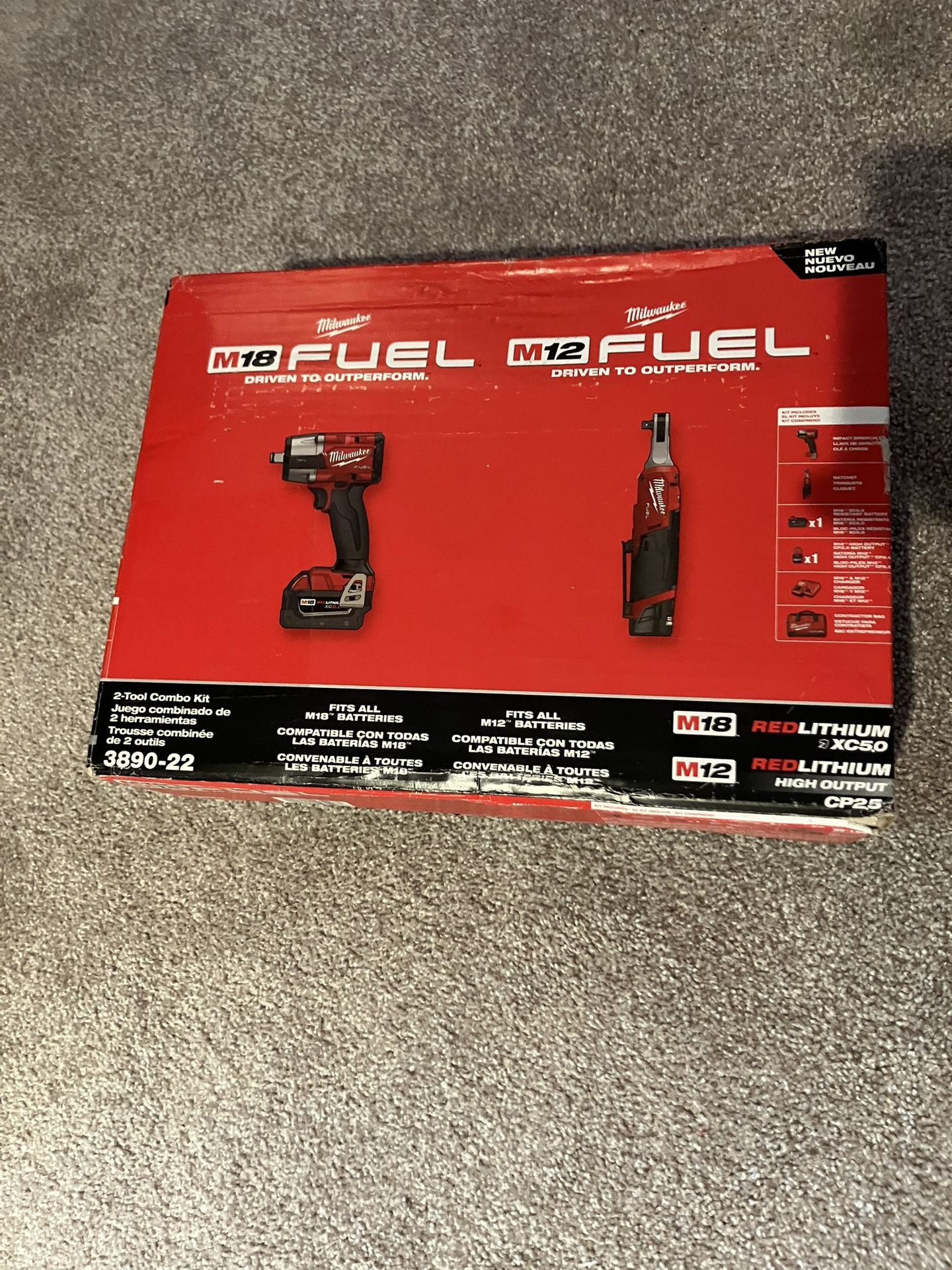 Milwaukee Fuel M18 Wrench Drill & M12 Ratchet