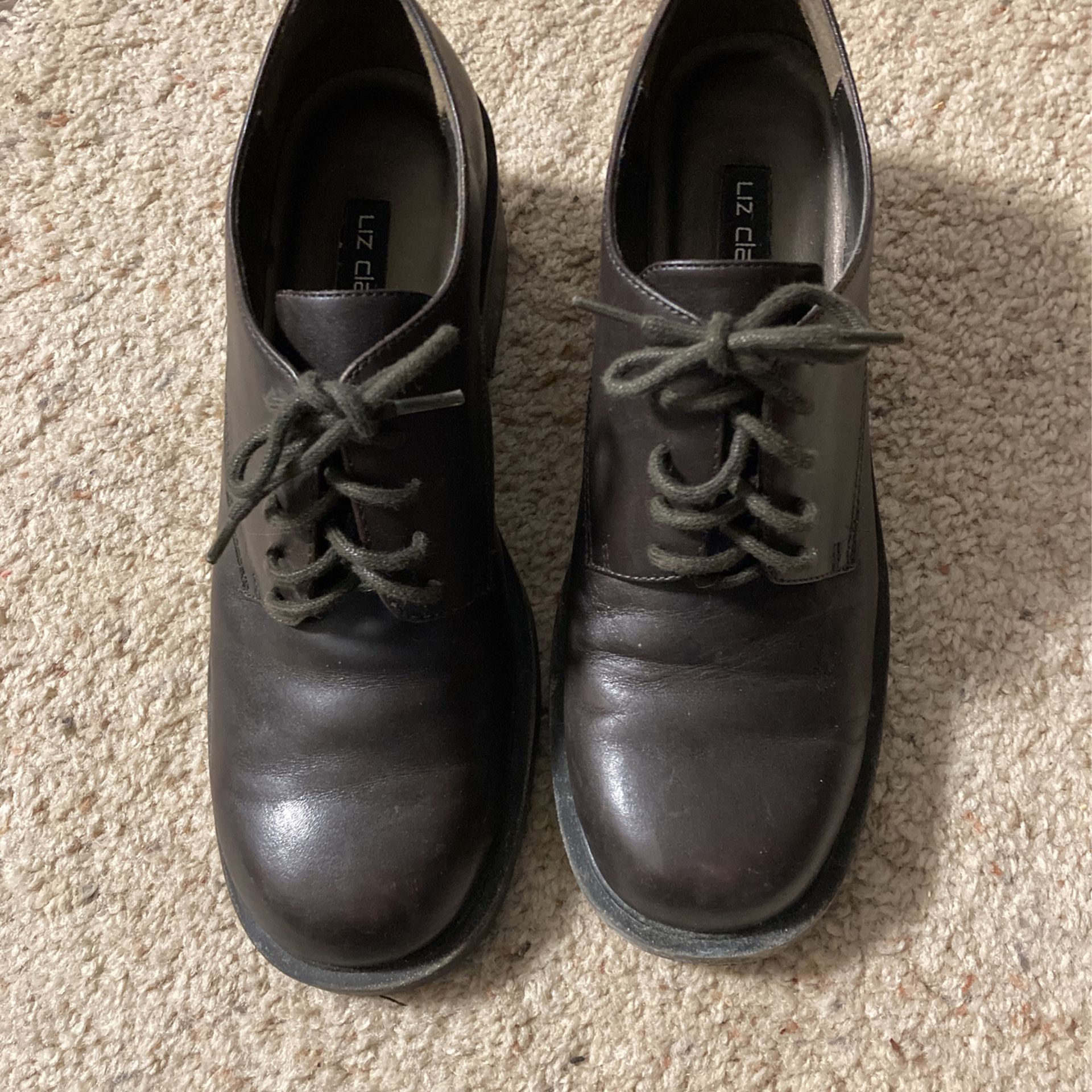 Liz Claiborne Brown Leather Ladies Oxford Shoes for Sale in Wexford, PA ...
