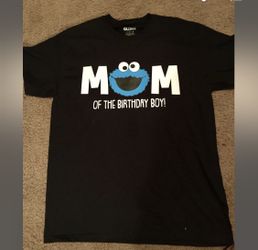 Cookie monster mommy and son shirt (2nd bday)
