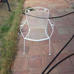 Vintage 1950s Lawn Chair Set Of 4
