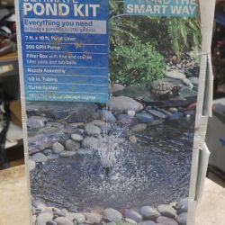Smartpond 300 GPH Submersible Electric Pond Pump Kit Pump Filter 91340 **NEW**.