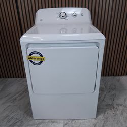 GE 6.2 Cu. Ft. Capacity Aluminized Alloy Drum, and Easy Care Cycle Aluminized Alloy Drum Electric Dryer (GTX33EASKWW-D-926C)