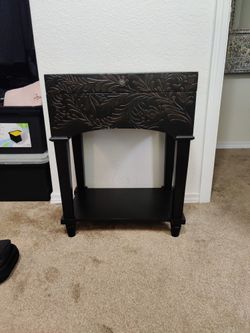 Night Stand With Hinged Top