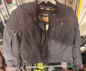 Womens Padded Motorcycle Power Trip Jacket Size Large