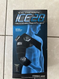 ICE20 Double Shoulder Real Ice Therapy Compression Wrap comfortable. Brand New Never Used 
