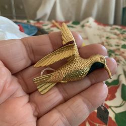 Hummingbird Brooch