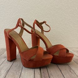 Coral heels