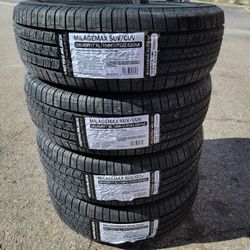 225 65 17 NEW TIRES RAV4 ROUGE HIGHLANDER CRV EQUINOX CARAVAN JOURNEY KIA 