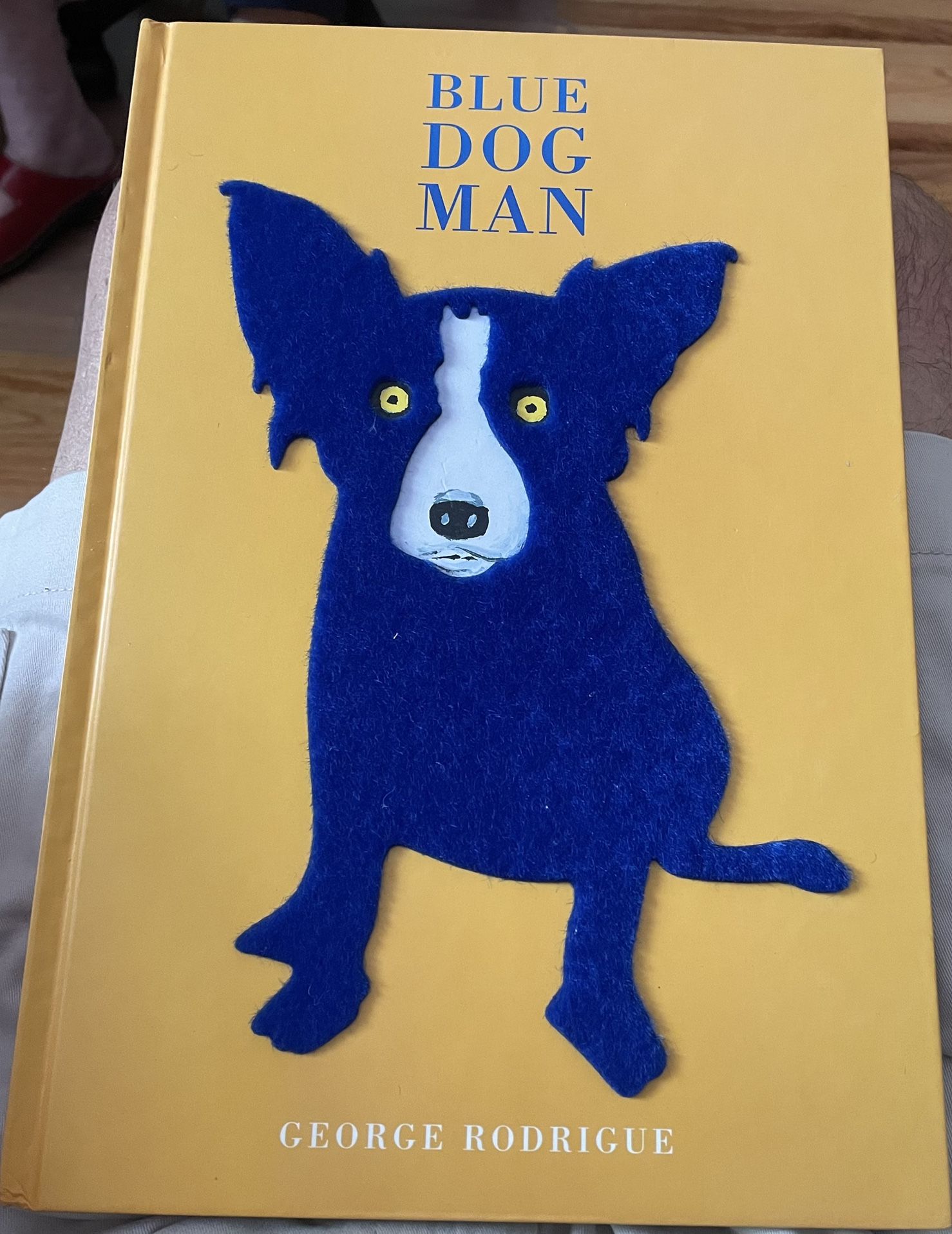 Blue Dog Man Book