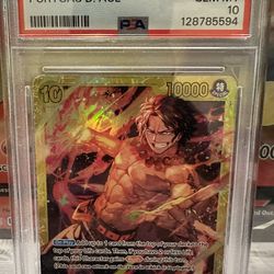 One Piece Portgas D Ave Psa 10