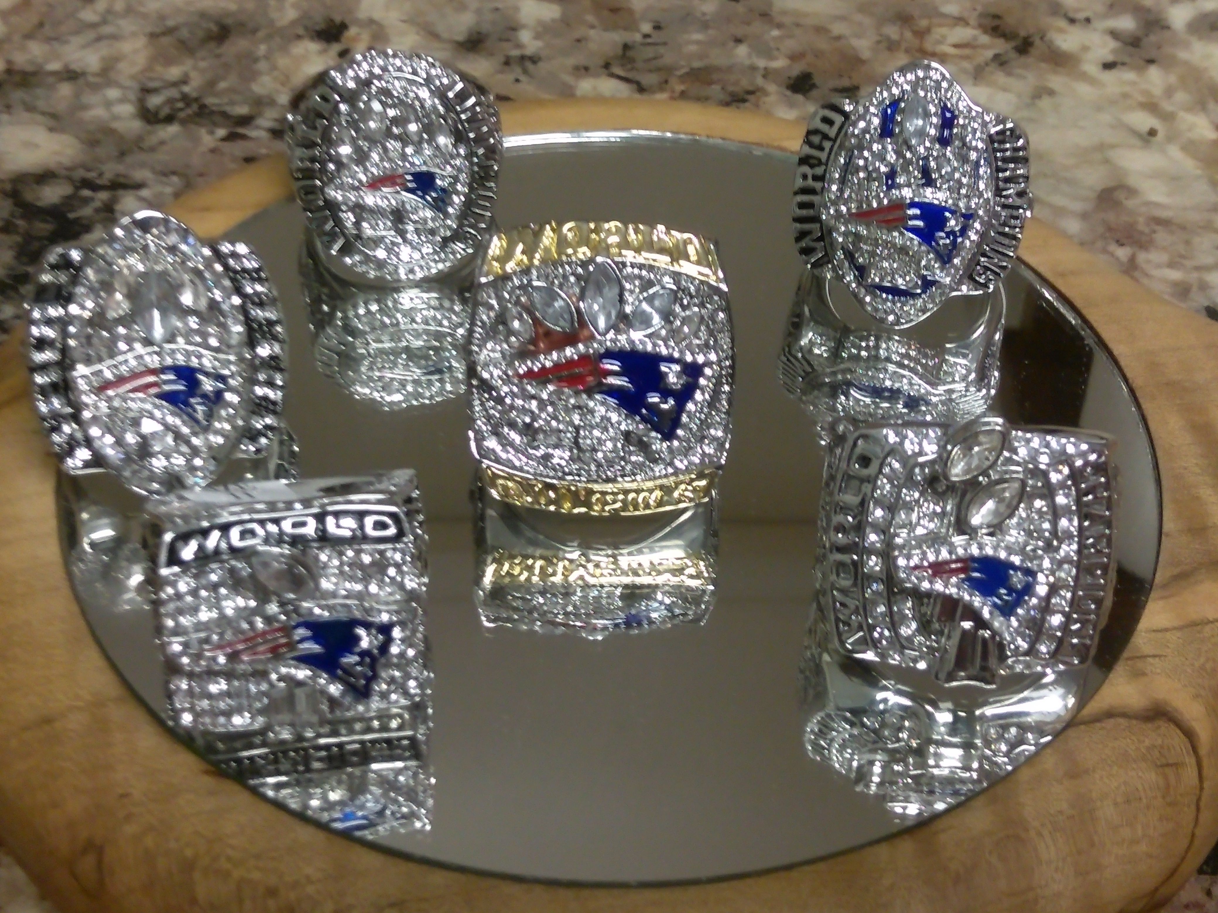 New England Patriots 6 Rings Super Bowl collection for Sale in Fort Myers,  FL - OfferUp