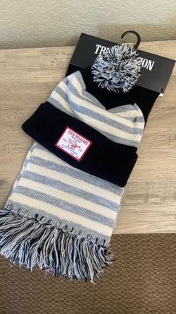 True Religion Scarf And Beanie