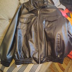 5Xl Plus Size Leather Jacket And Spring Jacket