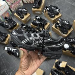 Asics Gel-1130 Black Pure Silver Mens Shoes