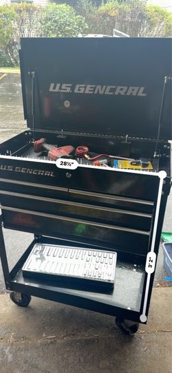Tool box with tools