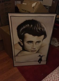 James Dean Poster it’s missing the glass