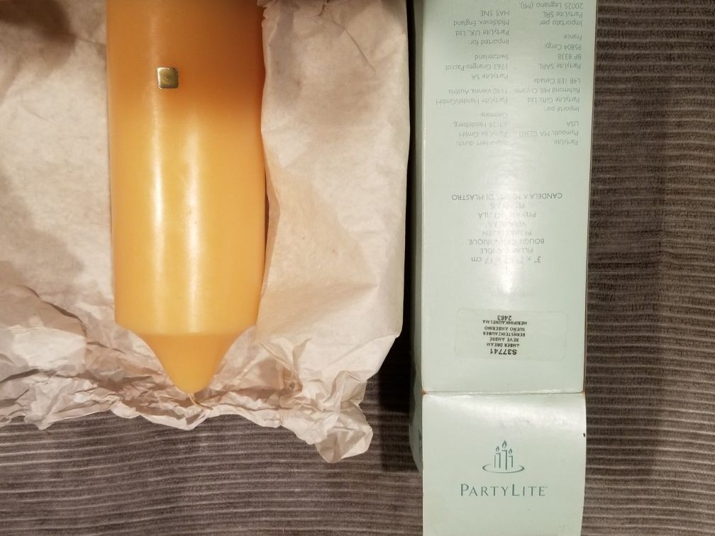 Partylite pillar candle