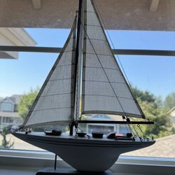 Sailing Boat Made From Wood